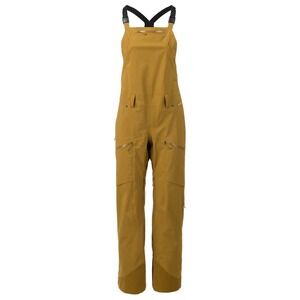 Flylow Foxy Bib‎ Womens Ski Snowboard Pants Rye Brown Size 4 4082-215-52 NEW